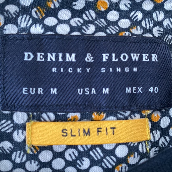 Denim & Flower men’s tshirt - Picture 3 of 6